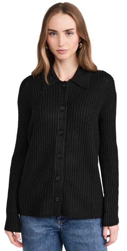 Z Supply Lennie Cardigan Black