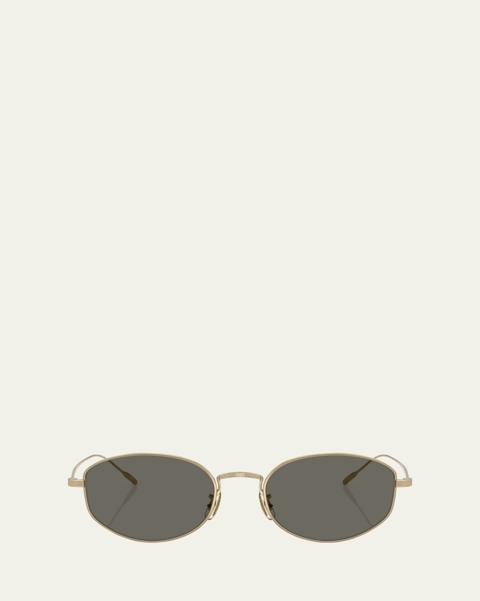 ov1347st Oval Titanium Sunglasses