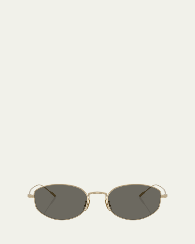 ov1347st Oval Titanium Sunglasses