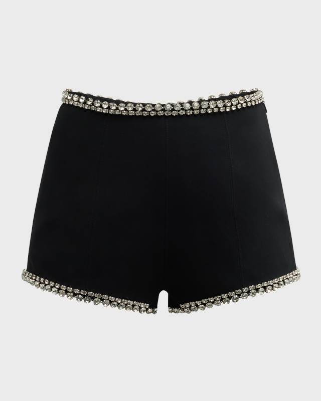 Juneve Rhinestone-Embellished Shorts