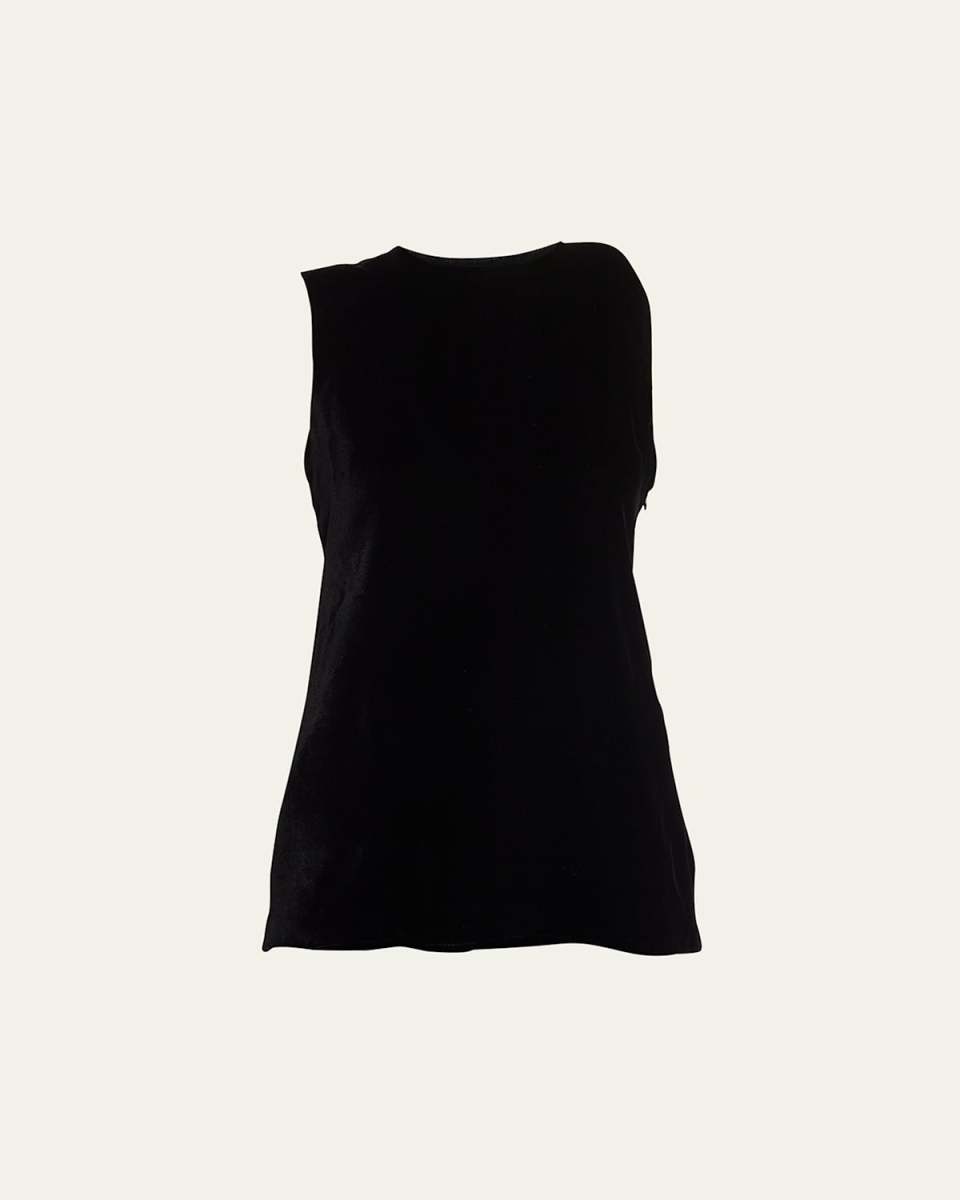 Joyce Twisted Velvet Tank Top