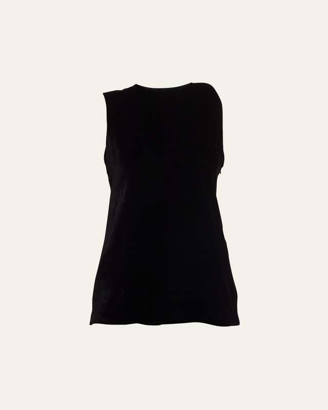 Joyce Twisted Velvet Tank Top