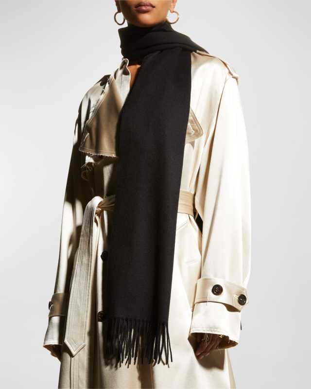 Fringe Cashmere Scarf