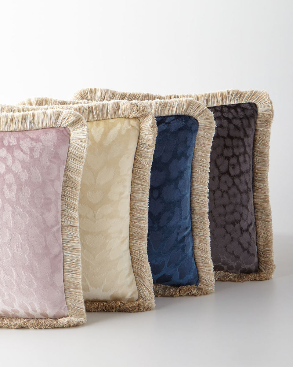 Monogram Velvet Pillow, 16"Sq.