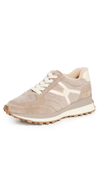 Veronica Beard Valentina Sneakers Cobblestone