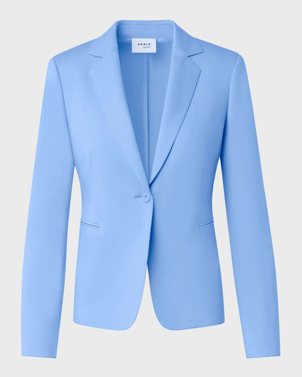 Single-Breasted Signature Jersey Jacket
