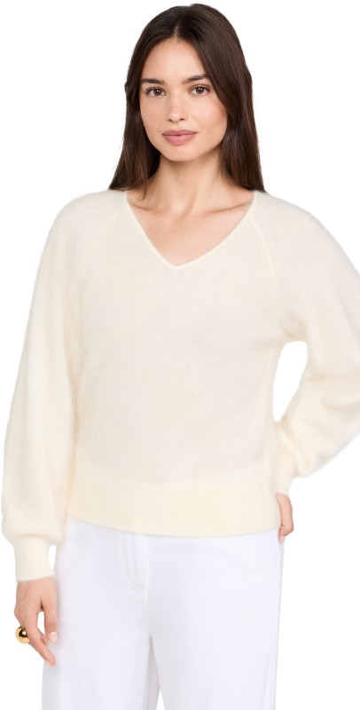 PAIGE Opaline Cashmere Sweater Ivory