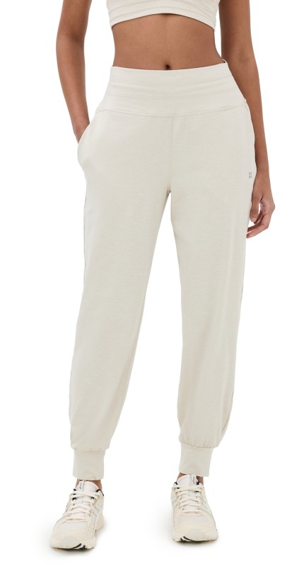Sweaty Betty Gaia Yoga Pants Creme Beigearl