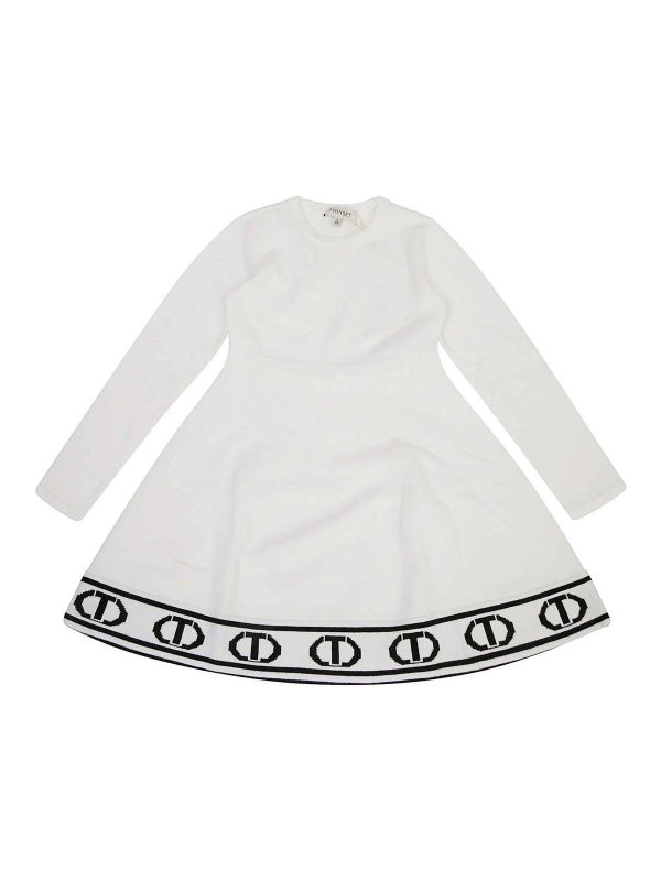 Twinset Robe Au Genou - Noir