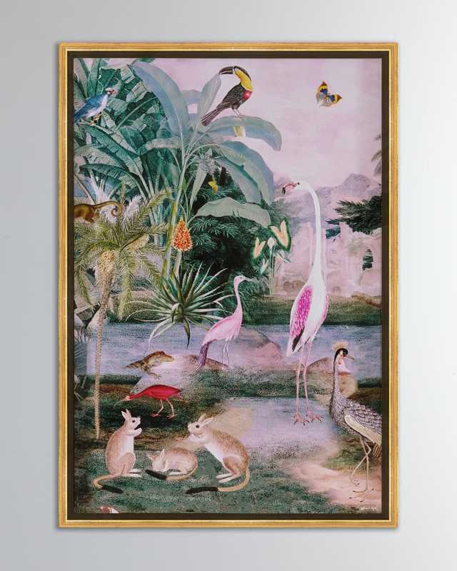 "In the Tropics" Giclee on Canvas