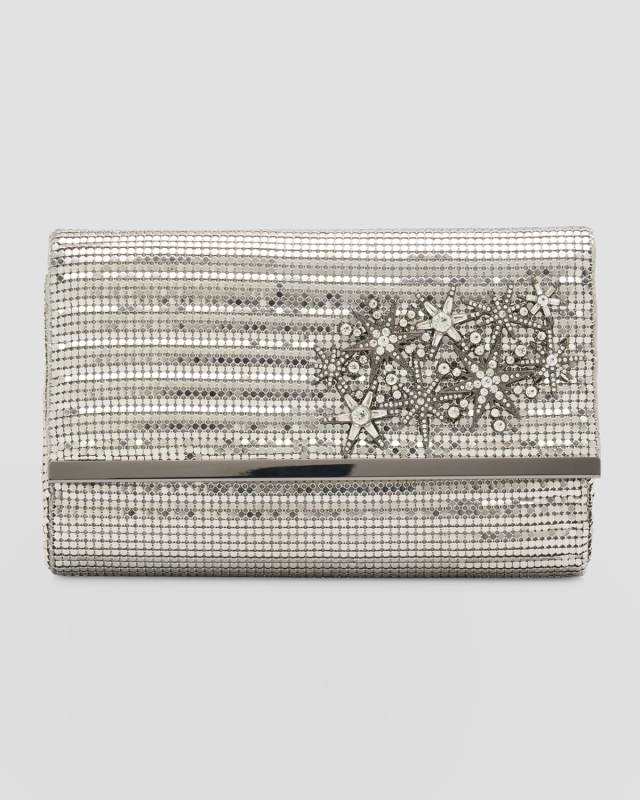 Marilyn Embellished Flap Clutch Bag