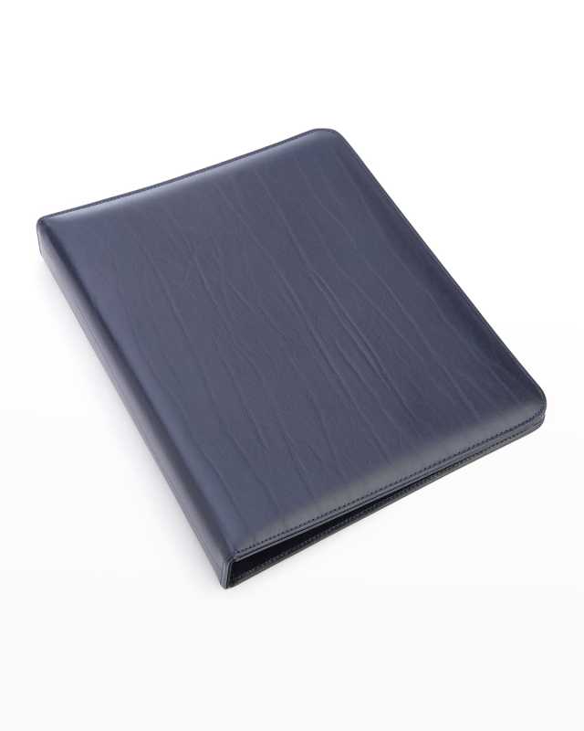 Personalized Leather 1" Ring Binder