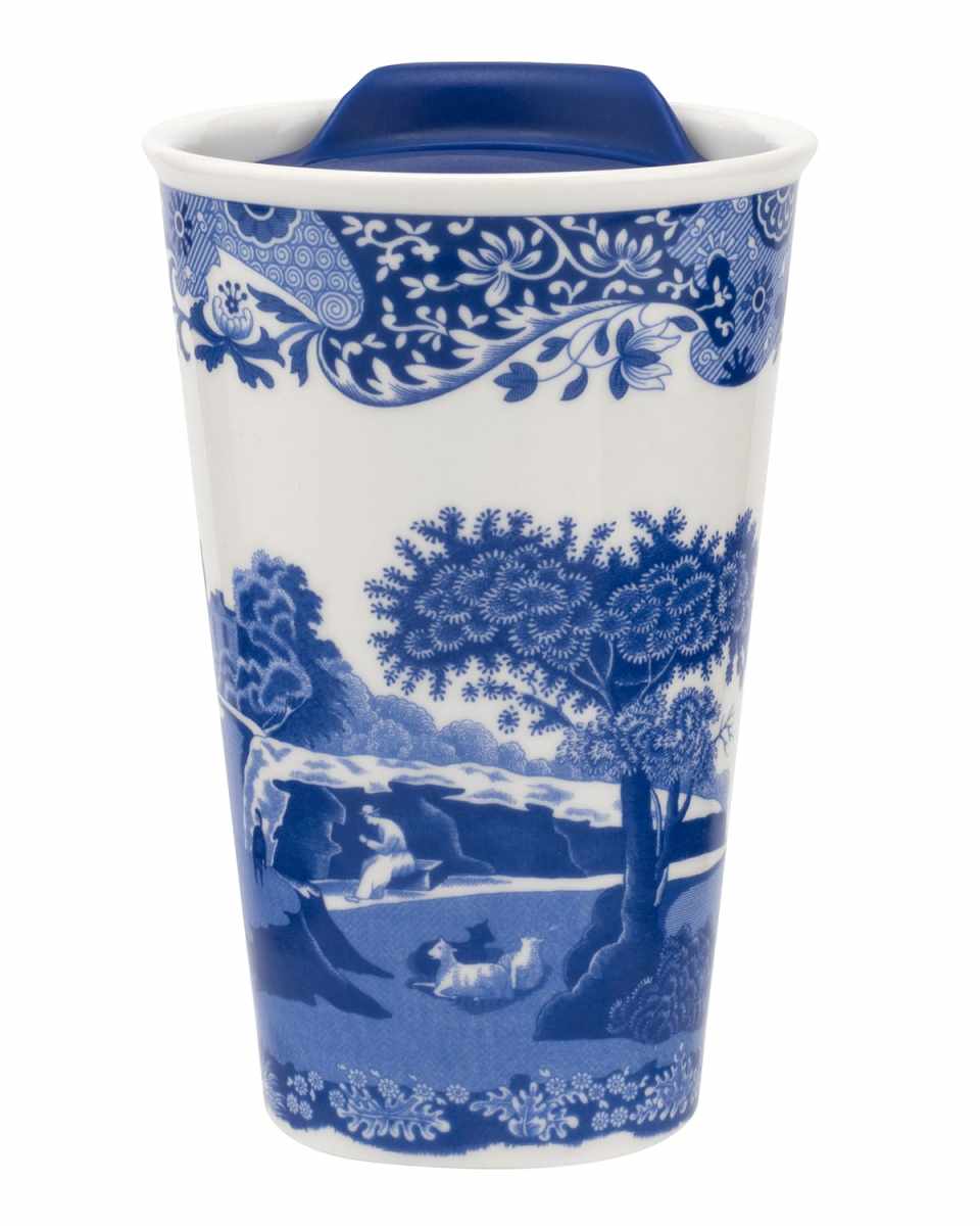 Blue Italian Travel Mug