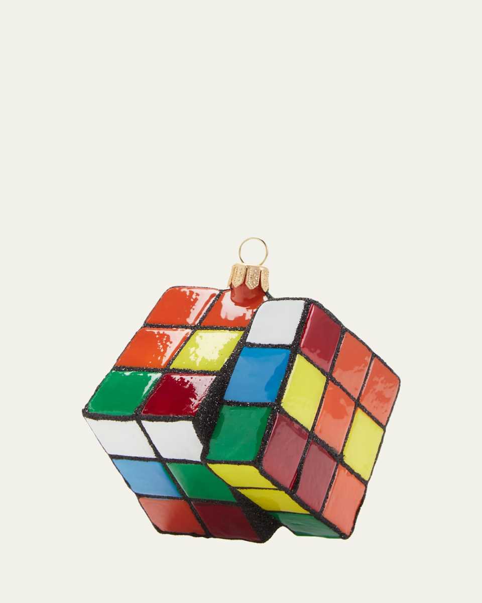 Colorful Cube Christmas Ornament