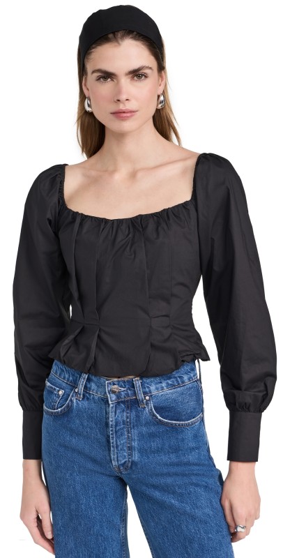 Lioness Almost Famous Long Sleeve Top Porcelain