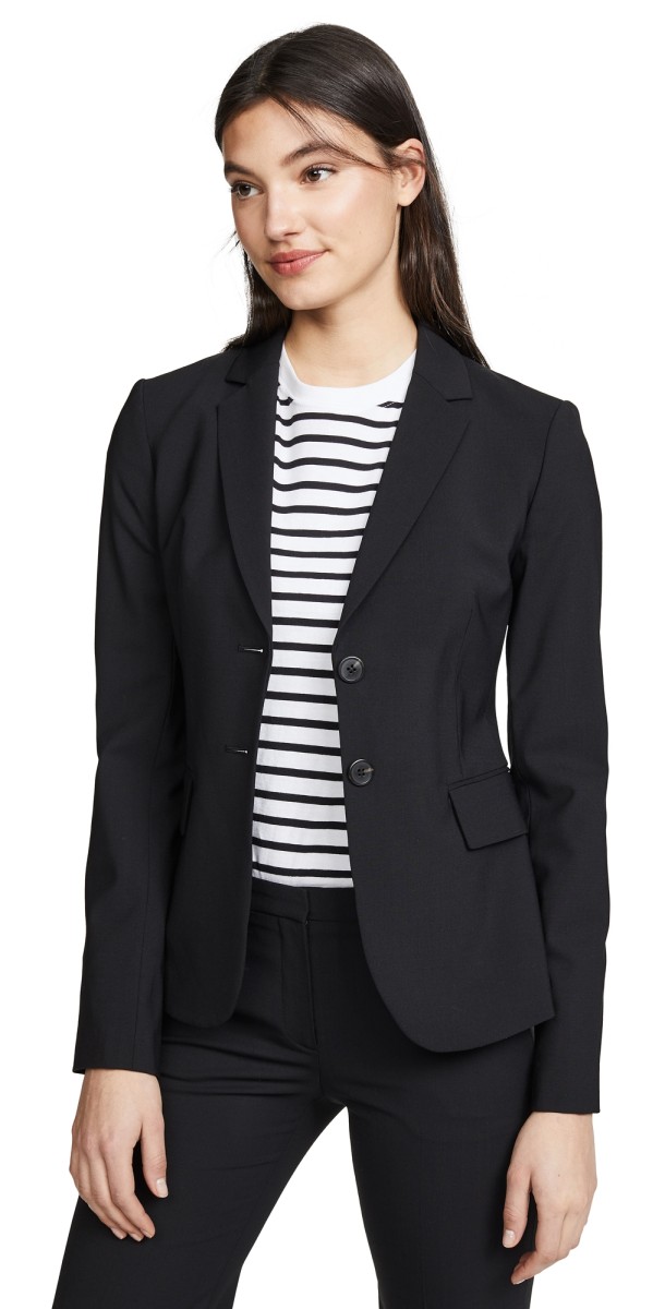 Theory Carissa Blazer Black