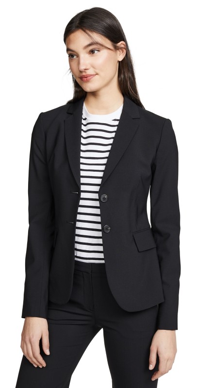 Theory Carissa Blazer Black