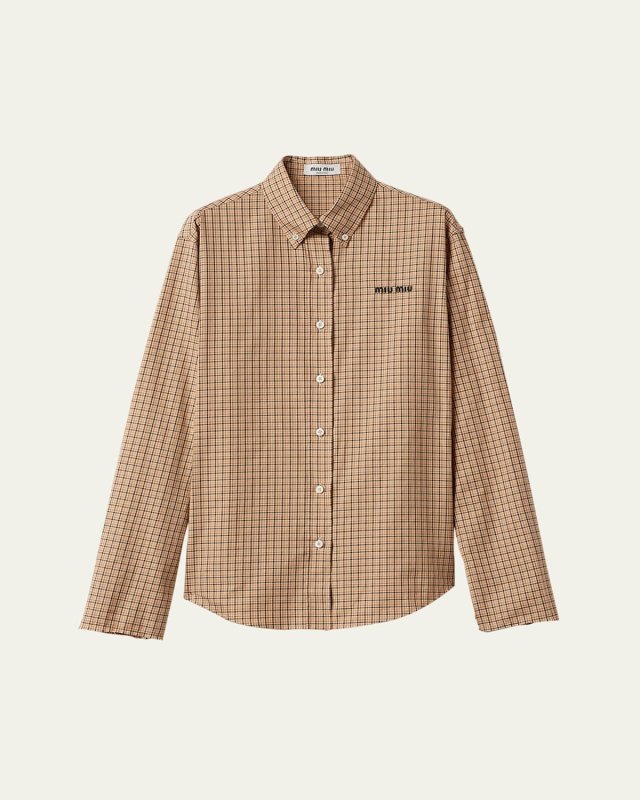 Check Button Down Shirt