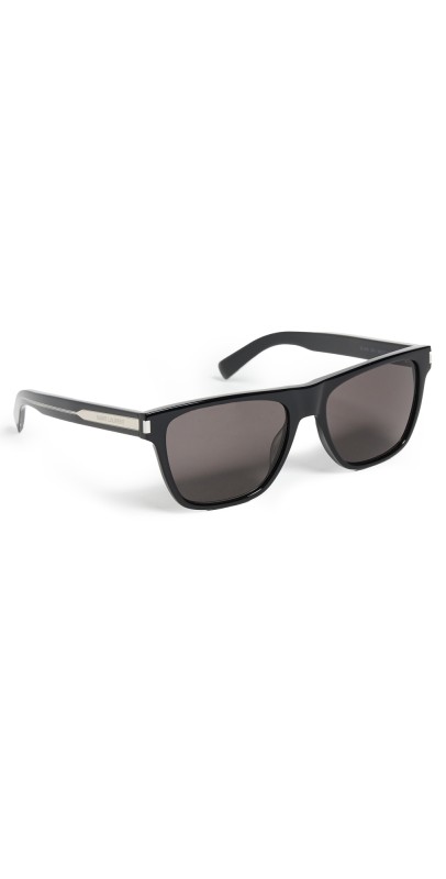 Saint Laurent SL 619 Sunglasses Black-Crystal-Black