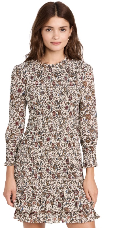 Veronica Beard Farha Dress Whitestone Multi