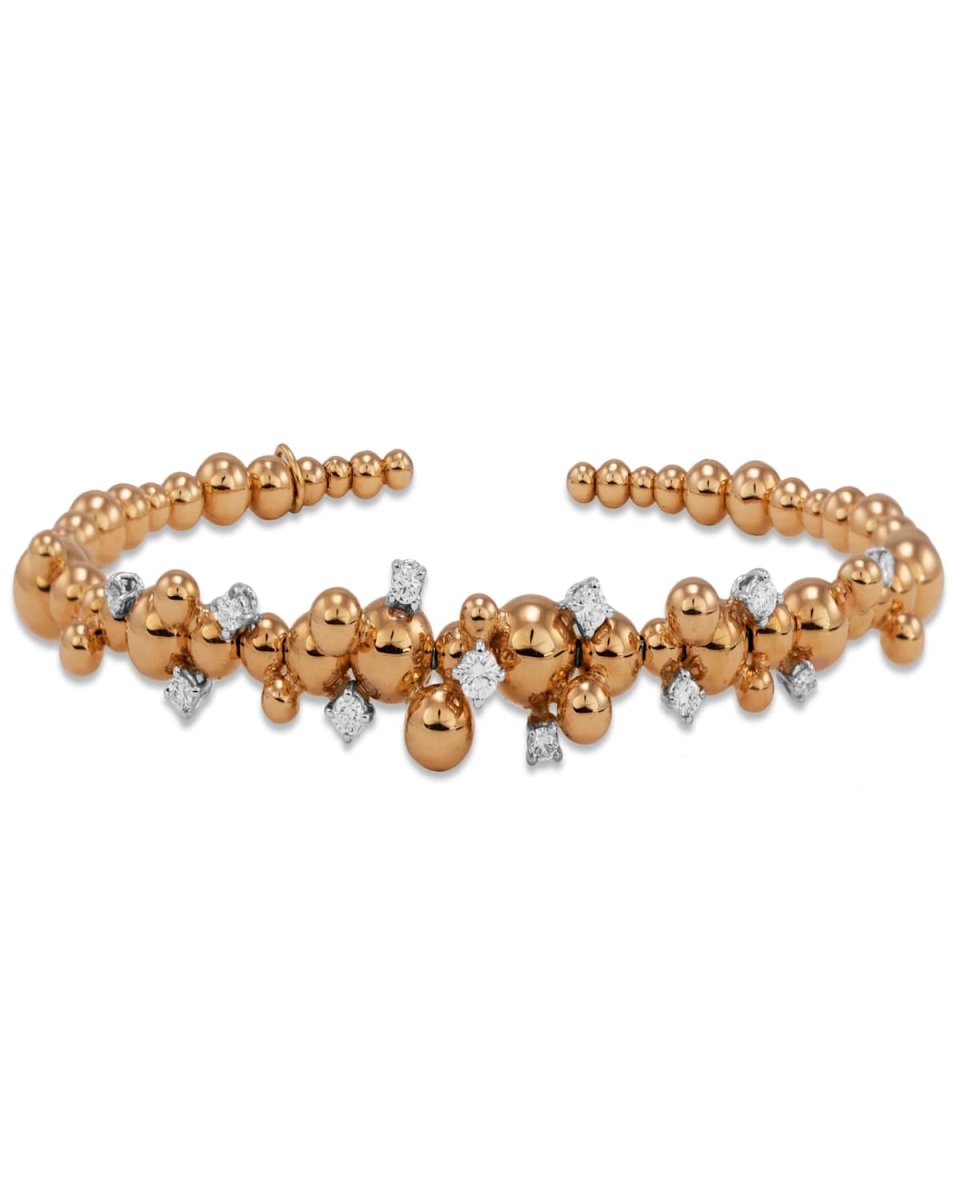 18K YG DIA BRACELET ZEN-DIA=