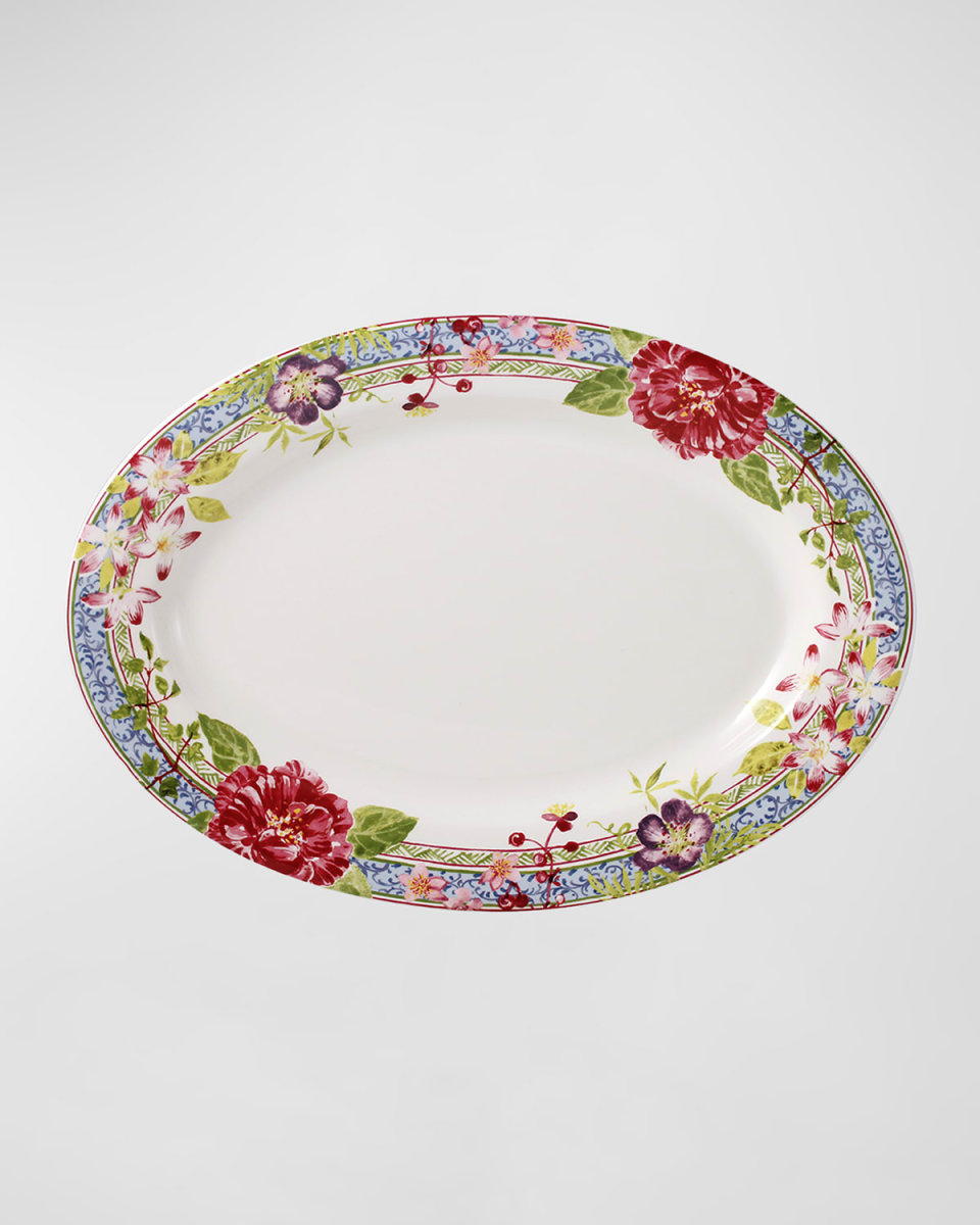 Millefleurs Oval Platter