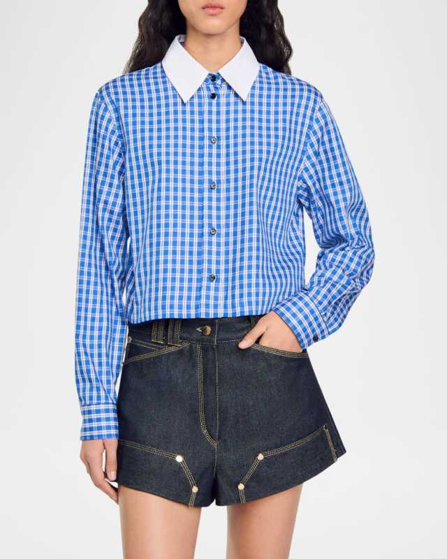 Checkmate Button-Front Shirt