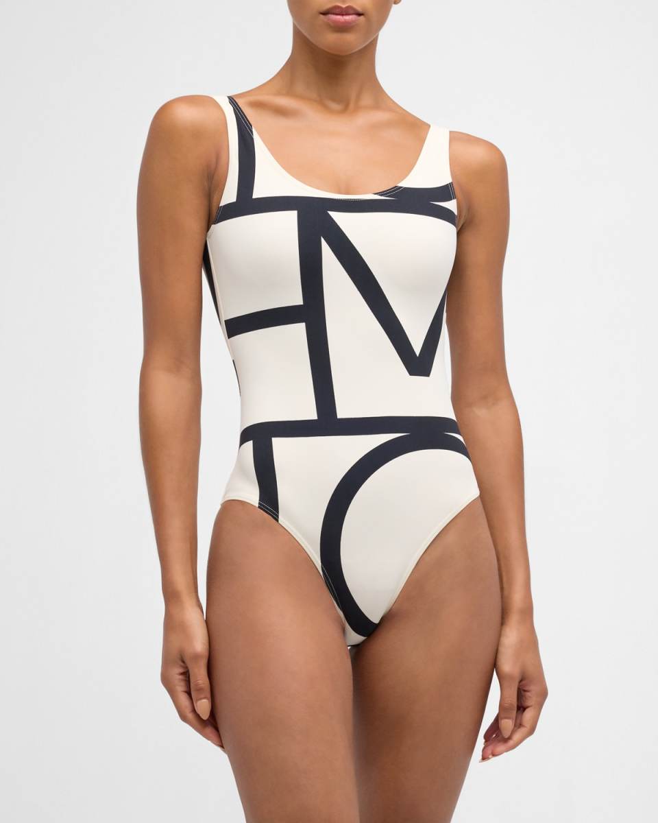 Monogram One-Piece Swimsuit