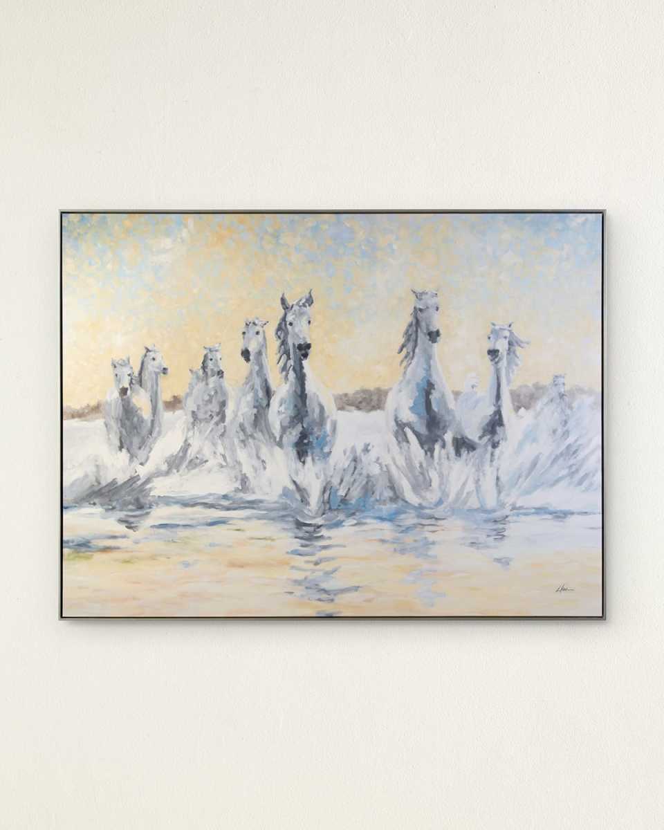 "Wild Horses in Southern France" Giclee by Jackie Ellens