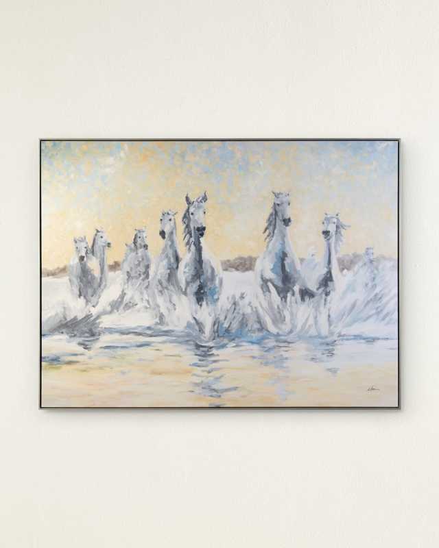 "Wild Horses in Southern France" Giclee by Jackie Ellens