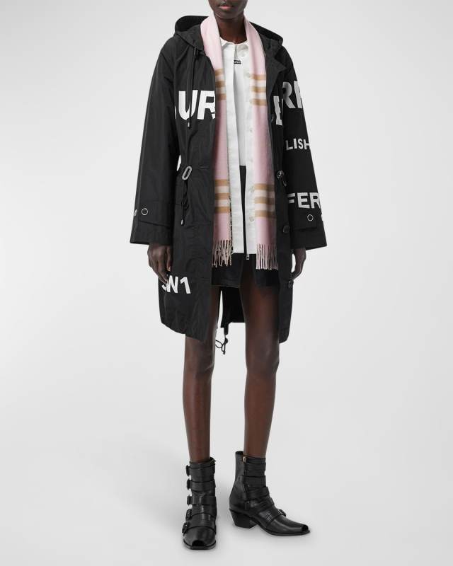 Giant Check Cashmere Scarf
