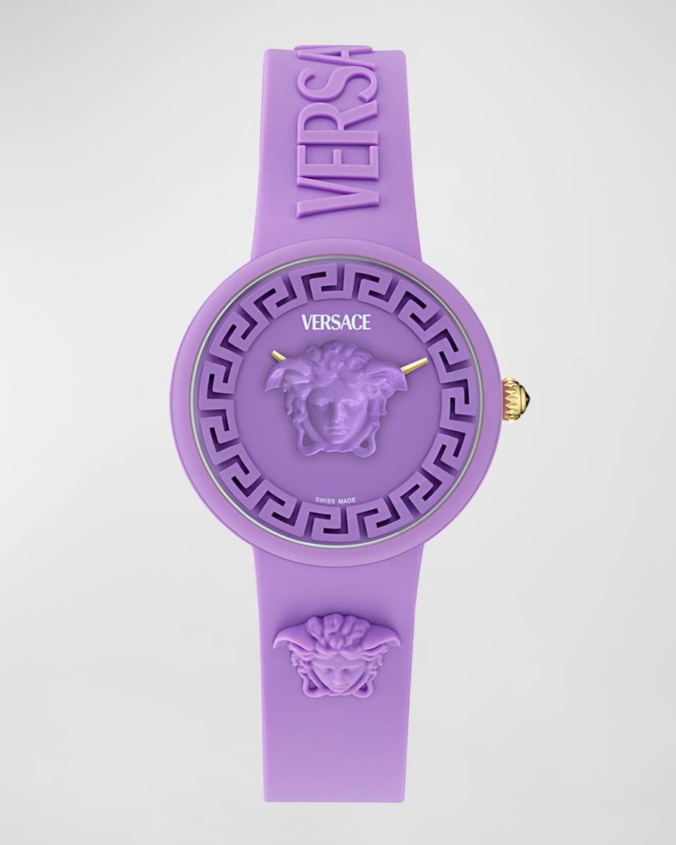 38mm Medusa Pop Watch with Silicone Strap and Matching Case, Purple