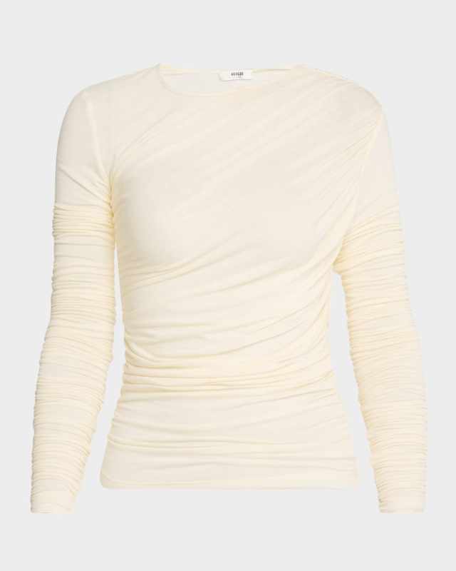 Tania Long-Sleeve Twist Tee