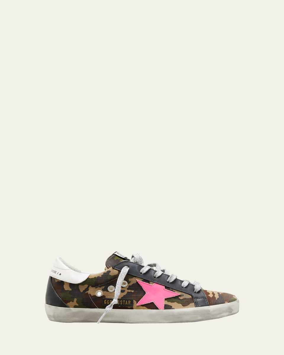 Superstar Camo-Print Skater Sneakers