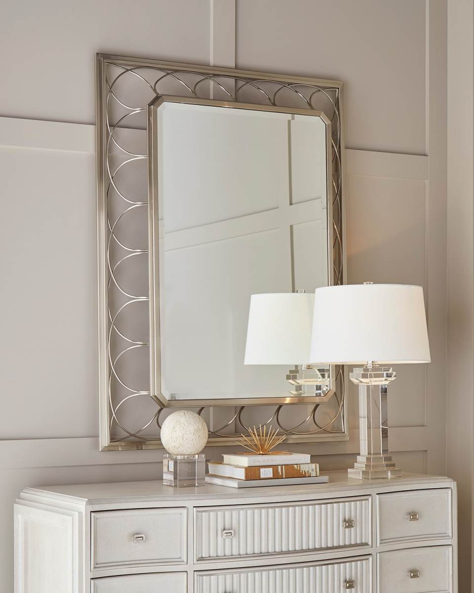 Alexandra Braided Metal Frame Mirror