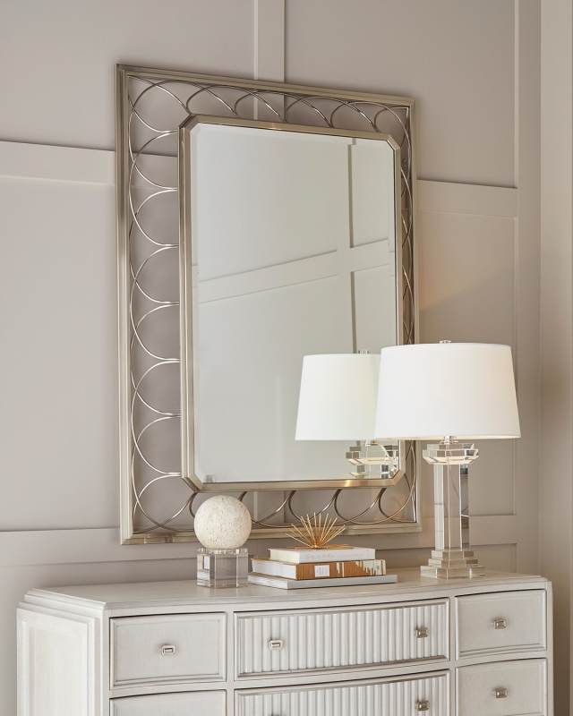 Alexandra Braided Metal Frame Mirror