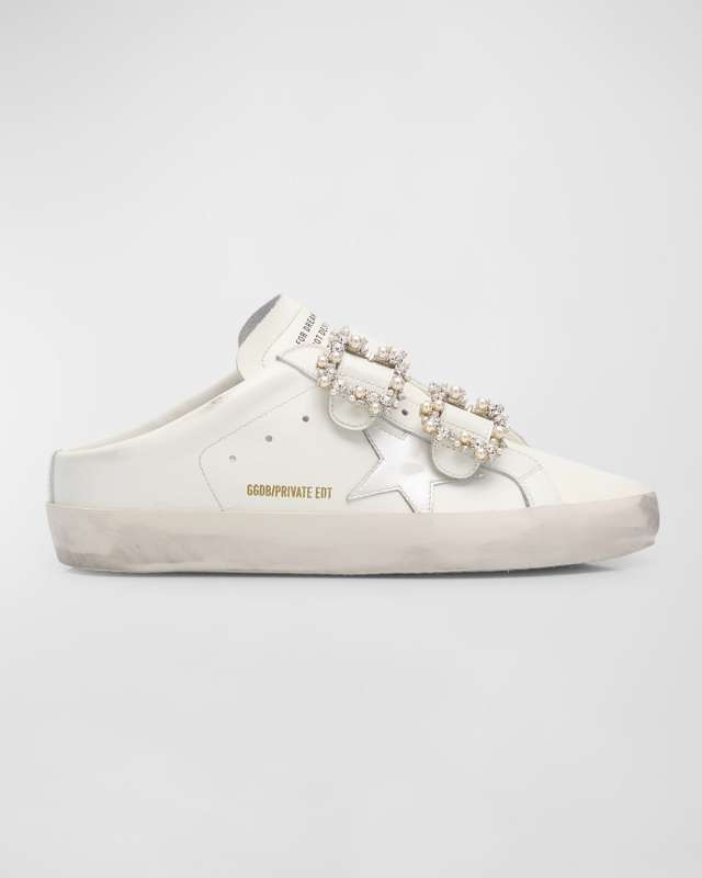 Sabot Pearl Buckle Sneakers