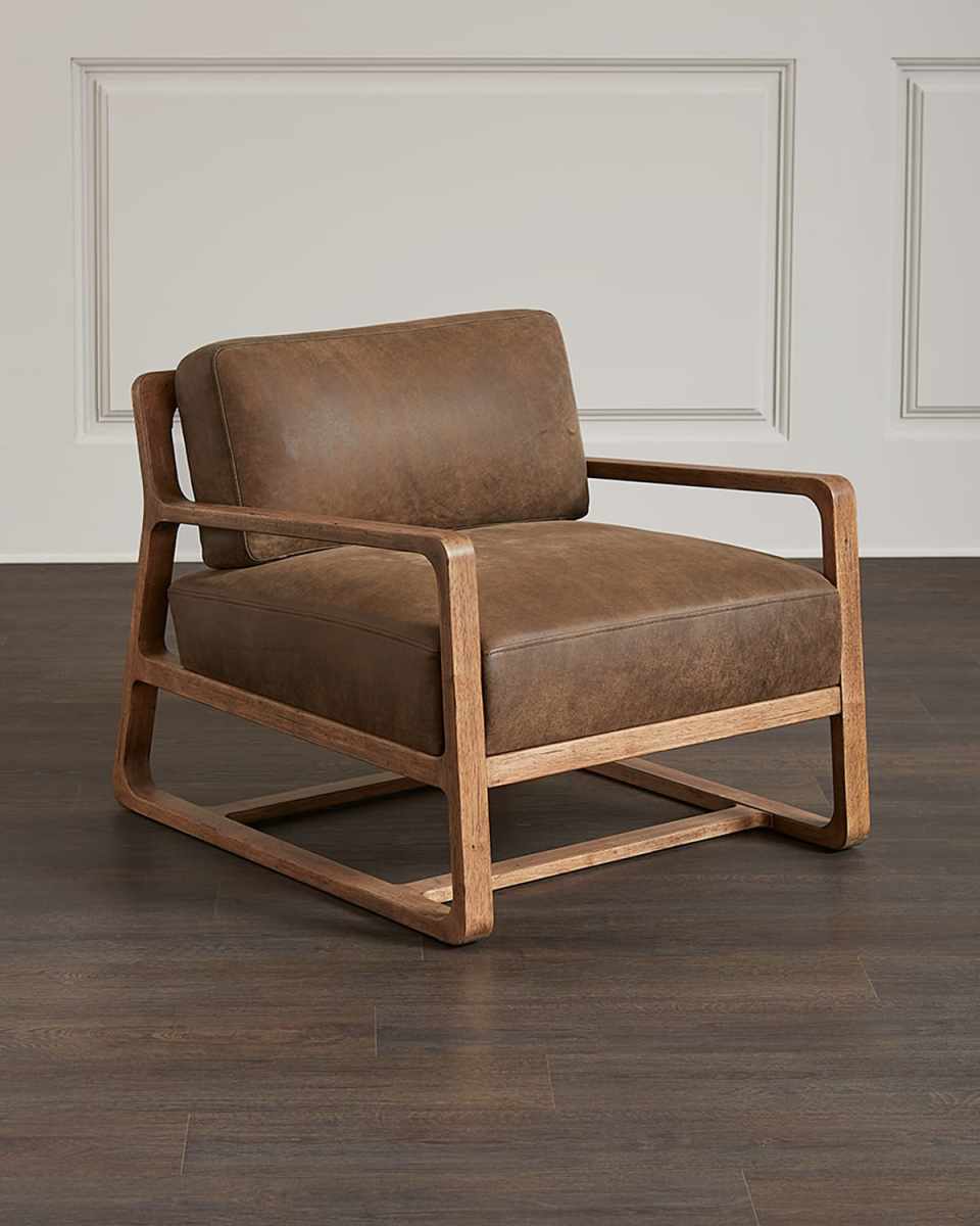 Moraine Leather Accent Chair