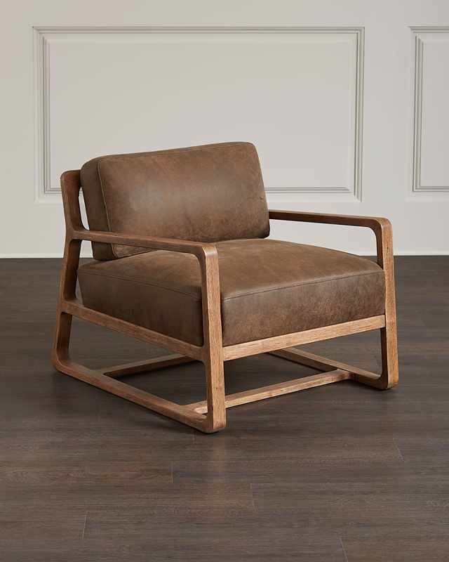 Moraine Leather Accent Chair