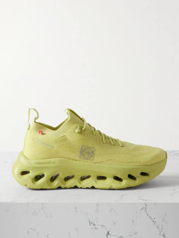 Loewe + ON Cloudtilt stretch recycled-knit sneakers
