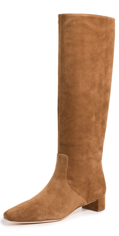 Loeffler Randall Indy Low Heel Tall Boots Cacao