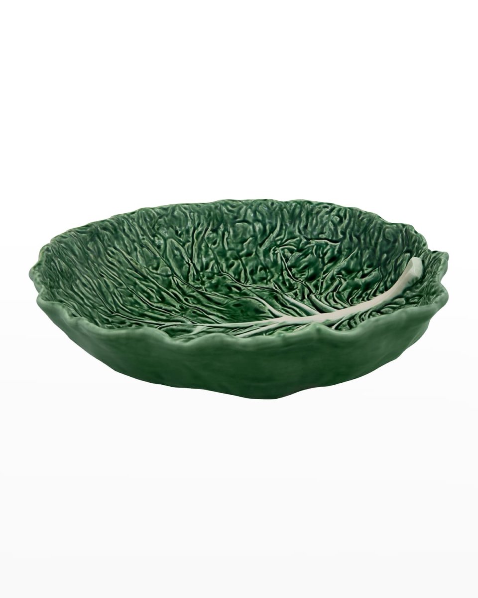 Cabbage 169 oz. Salad Serving Bowl, Green