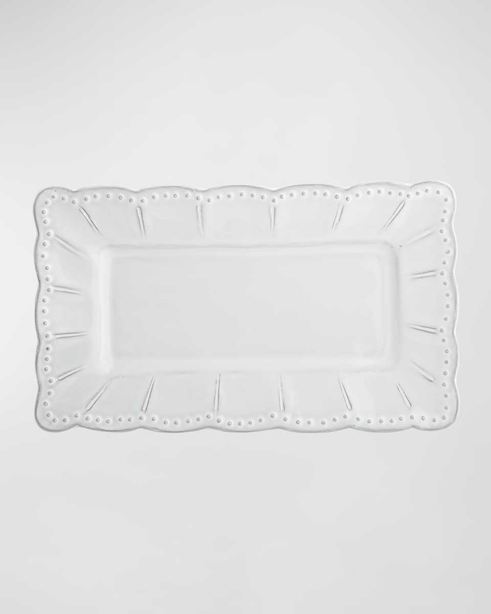 Bella Bianca Small Rectangular Platter