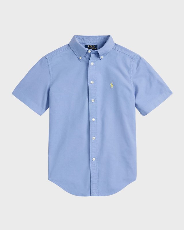 Boy's Classic Oxford Shirt, Size S-XL