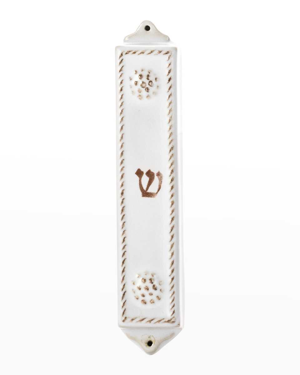 Berry & Thread Mezuzah - Whitewash