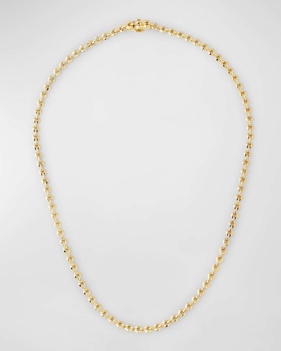 18K Yellow Gold Bond Mini Necklace