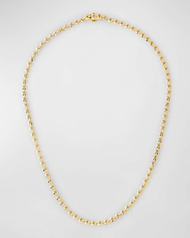 18K Yellow Gold Bond Mini Necklace