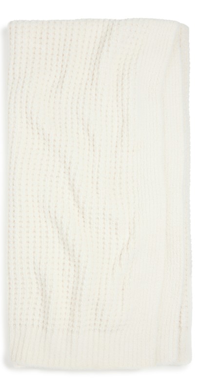Barefoot Dreams CozyChic Waffle Throw Cream