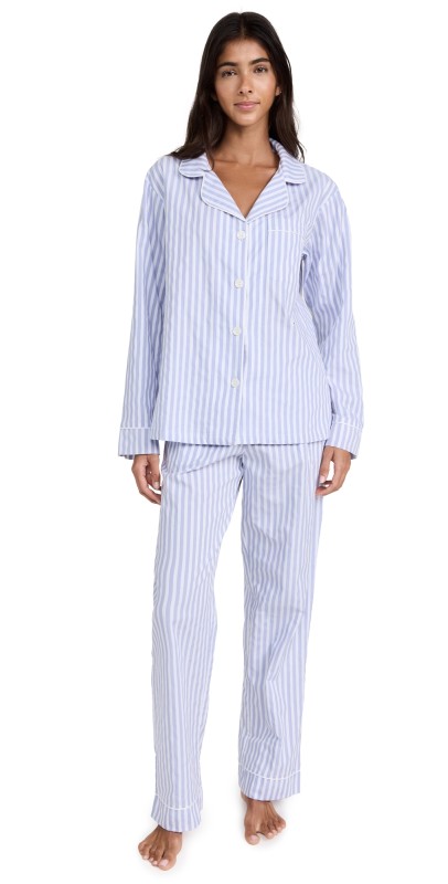 BedHead PJs Classic Stripe Pajama Set Blue 3D