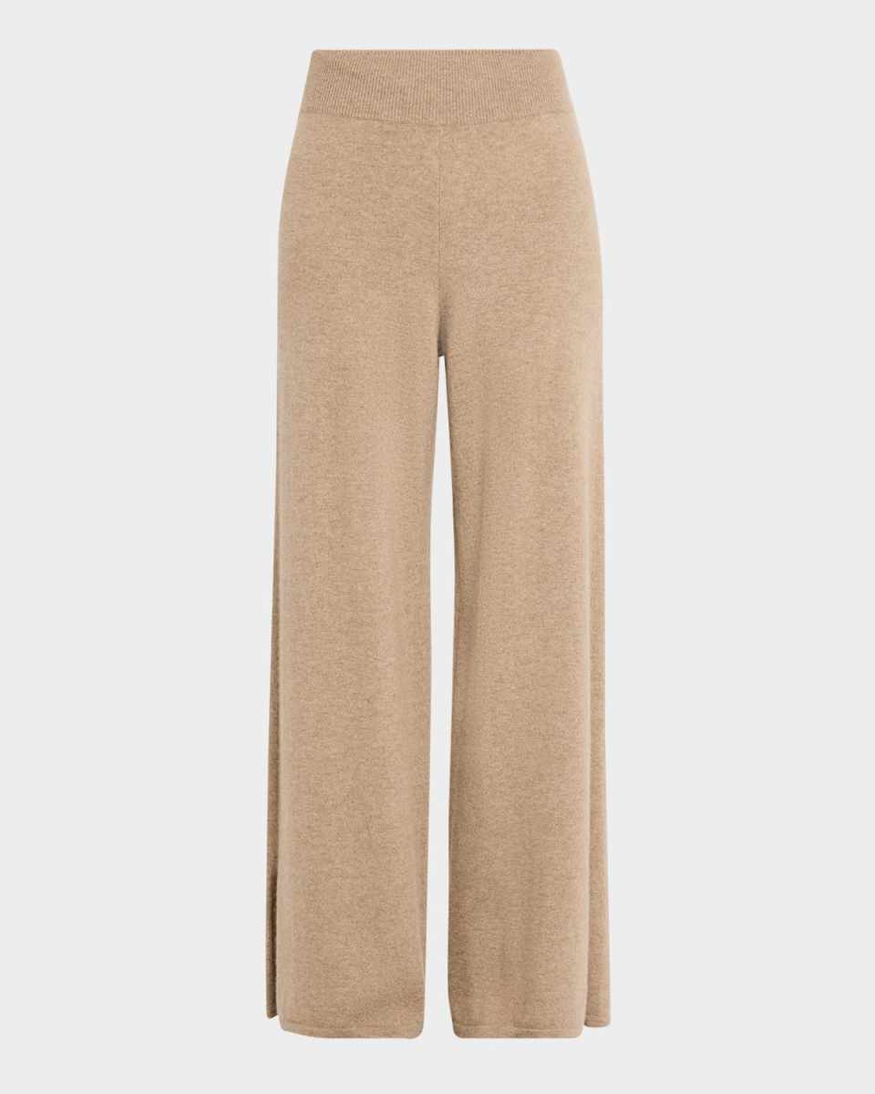 Marlo Split-Hem Cashmere Trousers